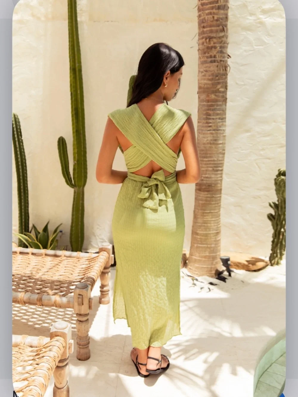 Green Convertible Column Midi